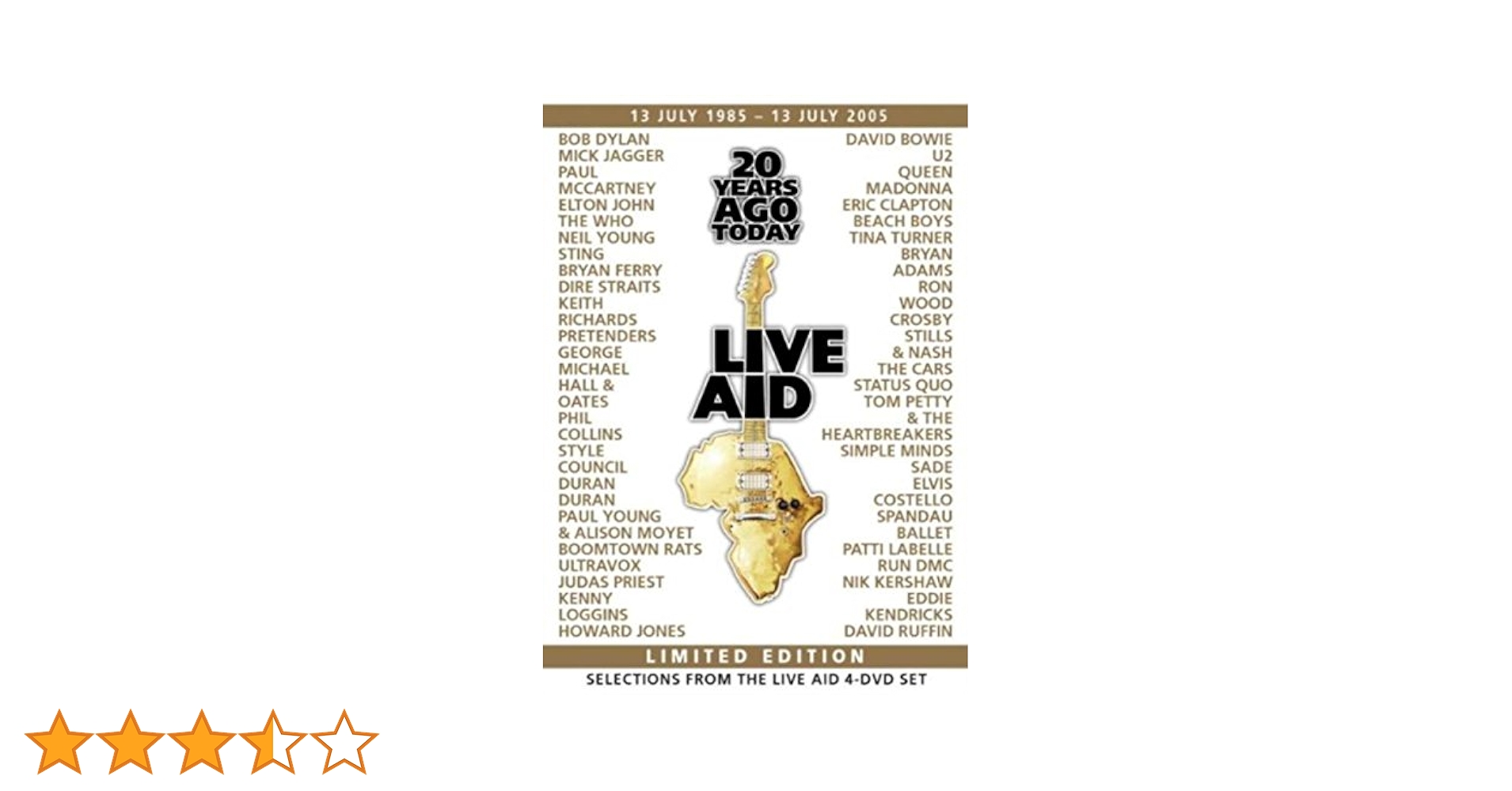 Amazon.co.jp: Live Aid-20 Years Ago Today [DVD] : DVD